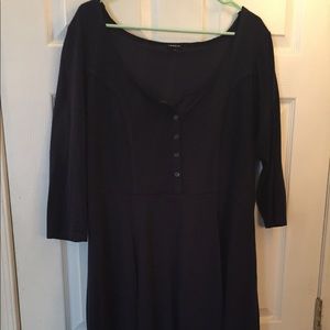 Torrid Navy Blue Sleeved Dress Size 2